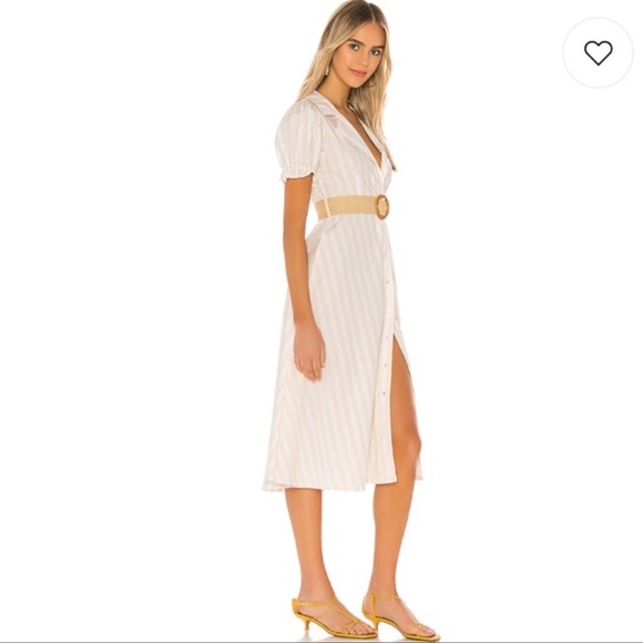 NEW WEWOREWHAT MACRO STRIPED BELLA MAXI DRESS - Picture 10 of 14